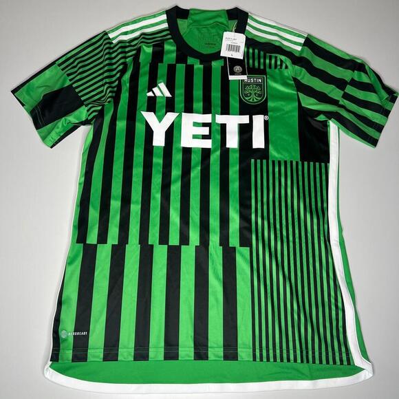 Adidas Austin FC 2023/24 Home Jersey Green Black HI1835 Men’s Size L Soccer MLS - Picture 1 of 7